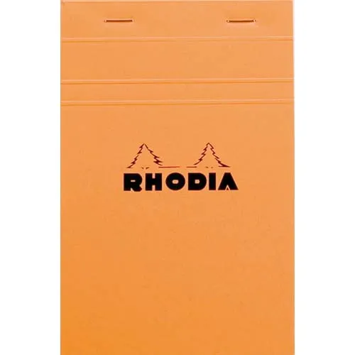 Illustration of product : RHODIA Bloc de direction couverture Orange 80 feuilles (160 pages) format A5 réglure 5x5 (1)
