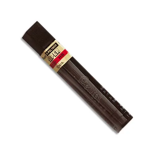 Illustration of product : PENTEL Etui de 12 mines SUPER 0,7 mm Hi-Polymer haute qualité 2B M50 (1)