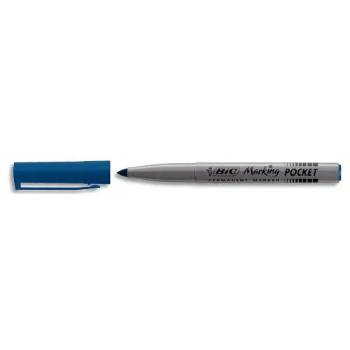 Illustration of product : BIC Marking Fine ECOlutions Marqueurs Permanents à Pointe Conique Fine - Bleu (1)