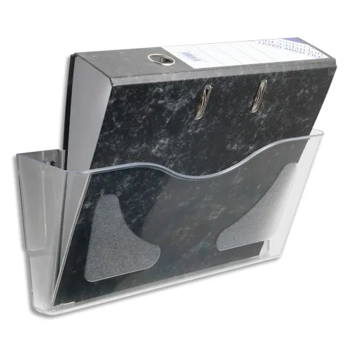 Illustration of product : DEFLECTO Corbeille murale paysage A4 transparente (1)