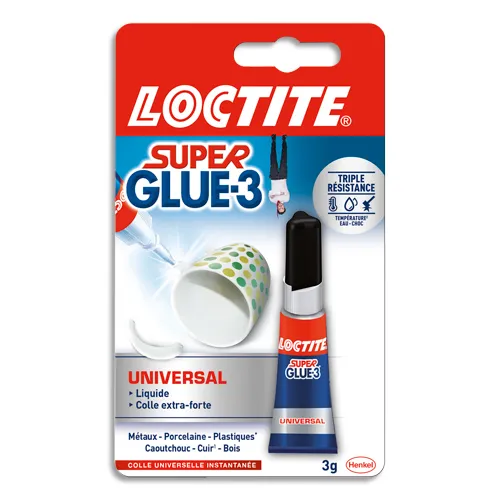 Illustration of product : SUPER GLUE Tube 3g liquide Colle instantanée (1)