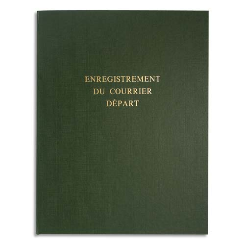 Illustration of product : LE DAUPHIN Corrigé pour enregistrement du courrier départ 160 pages en 24x32cm (1)