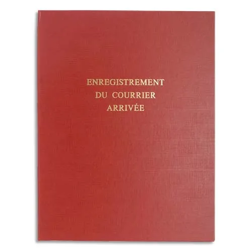Illustration of product : LE DAUPHIN Corrigé pour enregistrement du courrier arrivée 160 pages en 24x32cm (1)