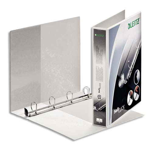 Illustration of product : LEITZ Classeur 4 anneaux personnalisable Soft Clic Diamètre 30 mm (1)