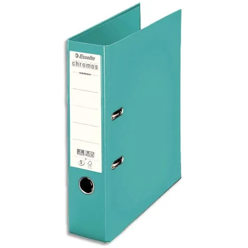 Illustration of product : ESSELTE Classeur à levier Chromos Plus, A4, 8 cm, PP, vert menthe (1)