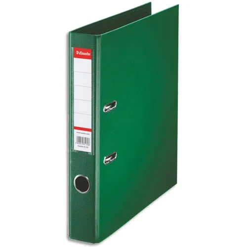 Illustration of product : ESSELTE Classeur à levier Standard, A4, 5 cm, PP, vert (1)