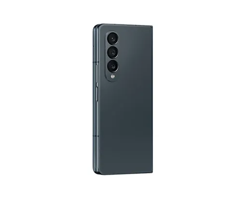 Samsung Galaxy Z Fold4 256 Go gris-vert de profil