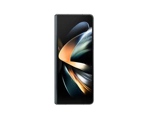 Samsung Galaxy Z Fold4 256 Go gris-vert de face avec écran
