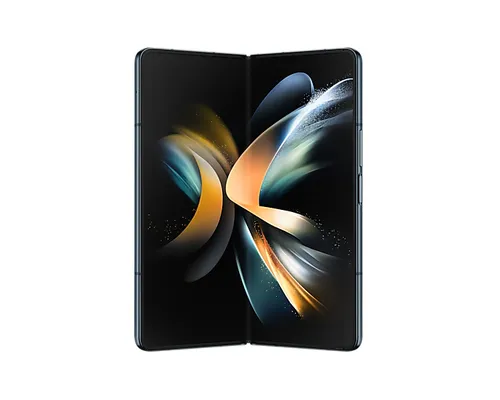 Samsung Galaxy Z Fold4 256 Go gris-vert plié avec écran