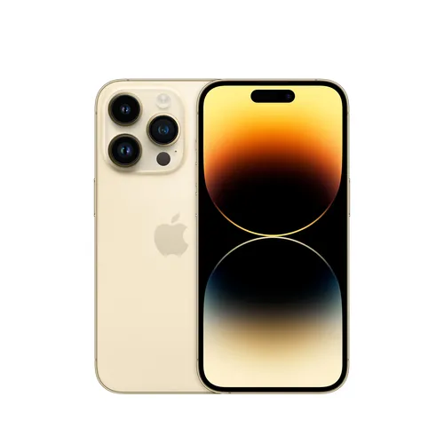 iPhone 14 Pro 256 Go Or - Face et dos