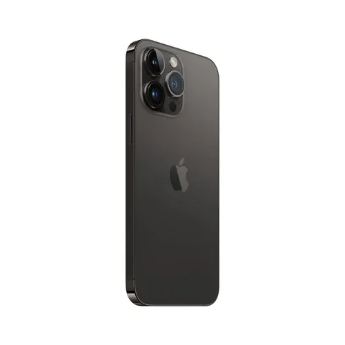 iPhone 14 Pro Max 1 To Noir sidéral - Dos incliné à gauche