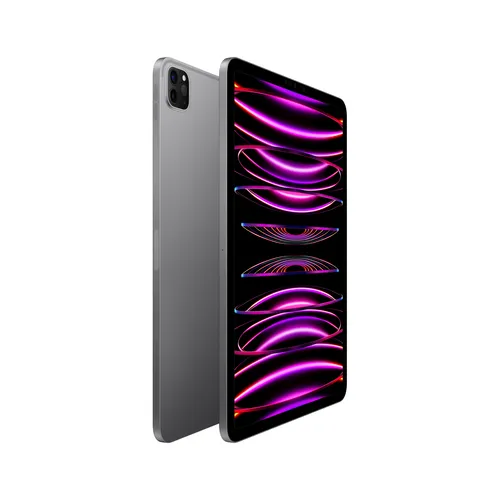 iPad Pro 11P Wi‑Fi 1 To - Gris sidéral - Incliné à droite