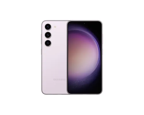 SAMSUNG Galaxy S23 - 128 Go - mauve - Face et dos