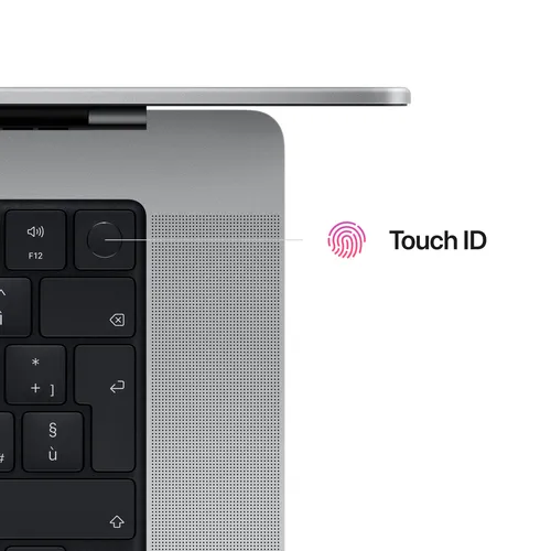 MacBook Pro 16P M2 1 To SSD - Argent- Touch id