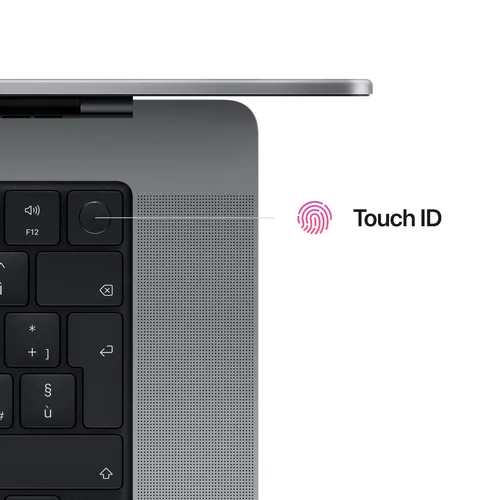 MacBook Pro 16 M2 512 Go SSD Gris sidéral - Touch id