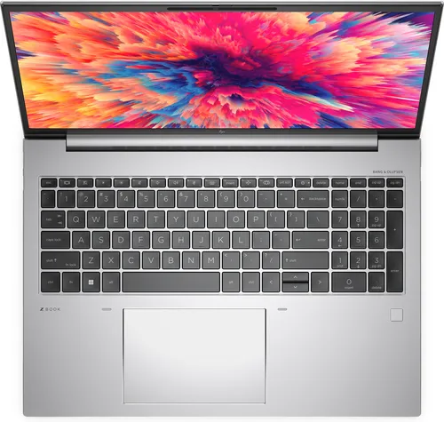 HP ZBook Firefly i7-1255U 16p 32Go 1To SSD de face clavier et écran