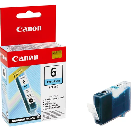 Illustration of product : CANON BCI-6PC cartouche d encre photo cyan capacité standard 13ml pack de 1 (1)