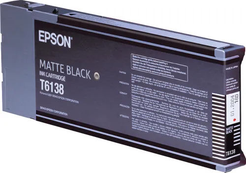 Illustration of product : EPSON T6138 cartouche dencre noir mat capacité standard 110ml pack de 1 (1)