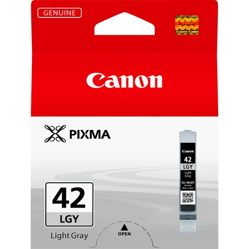 Illustration of product : CANON CLI-42LGY cartouche d encre gris clair capacité standard 835 photos pack de 1 (1)