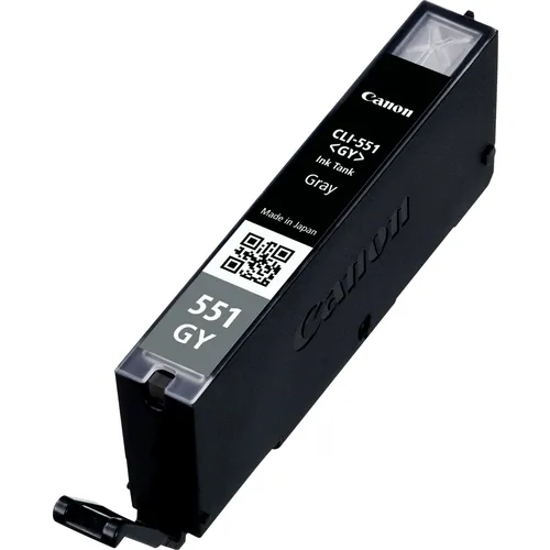 Illustration of product : CANON CLI-551GY cartouche dencre gris capacite standard 780 pages pack de 1 (1)