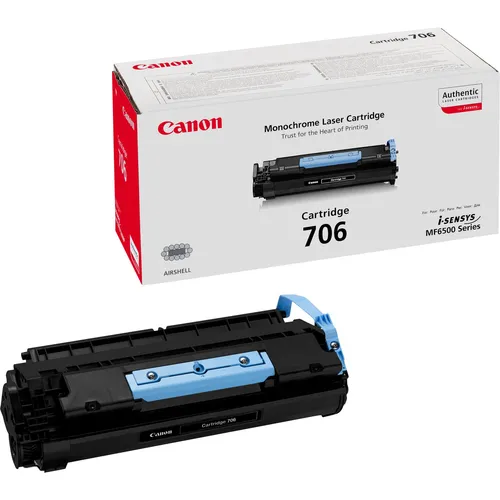 Illustration of product : CANON 706 cartouche de toner noir capacité standard 5.000 pages pack de 1 (1)