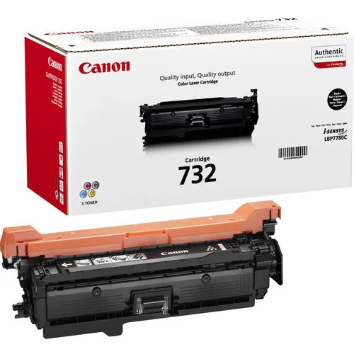 Illustration of product : CANON 732-BK cartouche de toner noir capacité standard 6.100 pages pack de 1 (2)