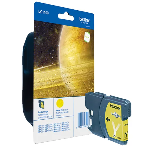 Illustration of product : BROTHER LC-1100 cartouche d encre jaune capacité standard 7.5ml 325 pages pack de 1 (1)