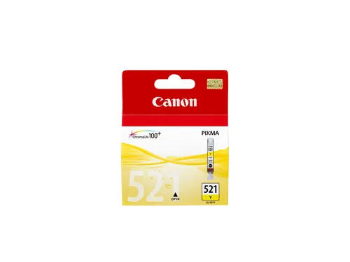 Illustration of product : CANON CLI-521Y cartouche dencre jaune capacite standard 9ml 510 pages pack de 1 (1)