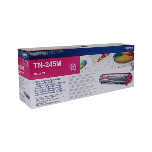 Illustration of product : BROTHER TN245M HL-3140CW/3150CDW/3170CDW toner magenta haute capacité 2.200 pages pack de 1 (2)