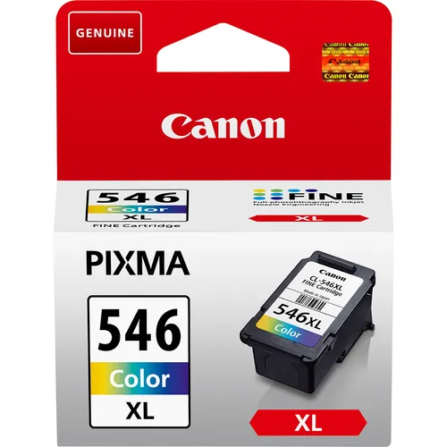 Illustration of product : CANON CL-546XL cartouche d encre couleur haute capacité 13ml 300 pages pack de 1 (1)