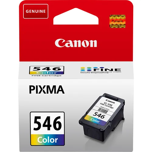 Illustration of product : CANON CL-546 cartouche d encre couleur capacité standard 8ml 180 pages pack de 1 (1)