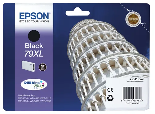 Illustration of product : EPSON 79XL cartouche dencre noir haute capacité 41.8ml 2.600 pages pack de 1 (1)