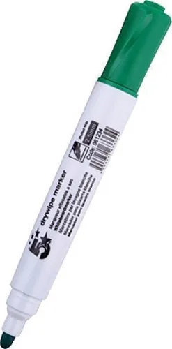 Illustration of product : Marqueur effaçable à sec corps plastique pointe ogive Vert (1)