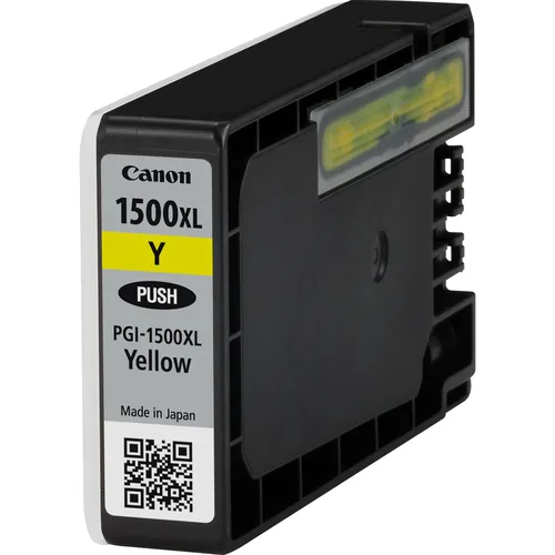 Illustration of product : CANON PGI-1500XL Y cartouche dencre jaune haute capacité pack de 1 (1)