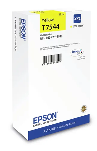 Illustration of product : EPSON Encre Jaune XXL 7000 pages WF-8x90 (1)