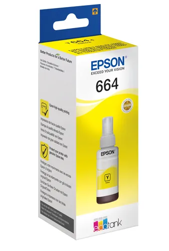 Illustration of product : Epson C13T664440 EcoTank 664 Jaune 6.5K (2)
