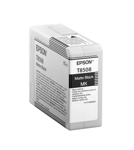Illustration of product : EPSON Singlepack Matte Black T850800 UltraChrome HD ink 80ml (1)