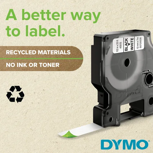 Illustration of product : DYMO Ruban D1 Rouge/Blanc 19MMX7M pour 1000/1000+/2000/3500/4500/5000/5526 (11)