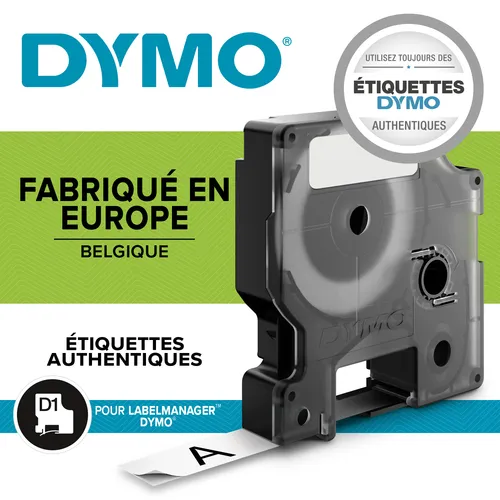 Illustration of product : DYMO Ruban D1 Rouge/Blanc 19MMX7M pour 1000/1000+/2000/3500/4500/5000/5526 (9)