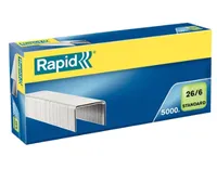 Illustration of product : RAPID Agrafes Nº26/6 galvanisées en boîte de 5000 (1)