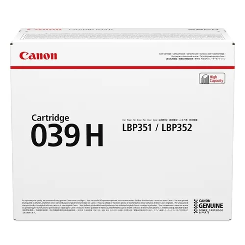 Illustration of product : CANON CRG039H toner high capacity yield 25.000 (1)