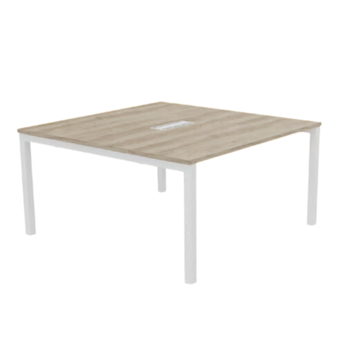 Table Arches - Blanc Chêne fil