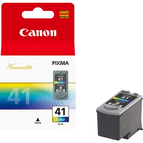 Illustration of product : CANON CL-41 cartouche dencre tricolore capacite standard 12ml 265 pages pack de 1 (1)
