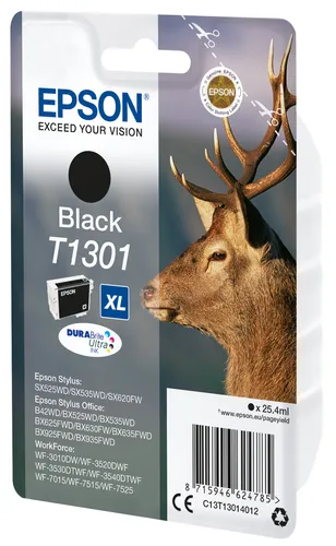 Illustration of product : EPSON T1301 cartouche dencre noir très haute capacité v 1-pack RF-AM blister DURABrite Ultra Ink (2)