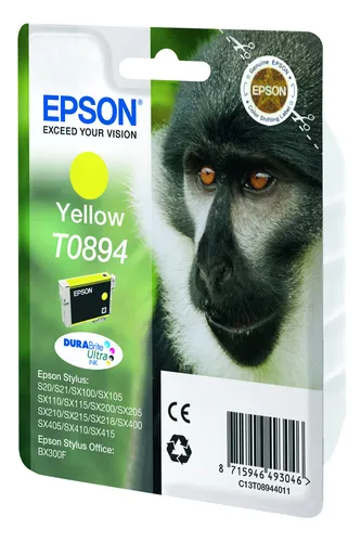 Illustration of product : EPSON T0894 cartouche d encre jaune faible capacité 3.5ml 1-pack blister sans alarme (2)
