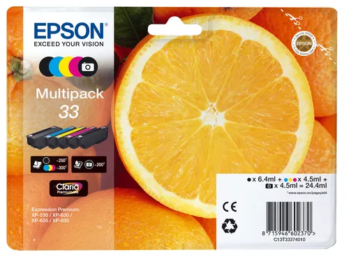 Illustration of product : EPSON Multipack Oranges alarmé - Encre Claria Premium (1)