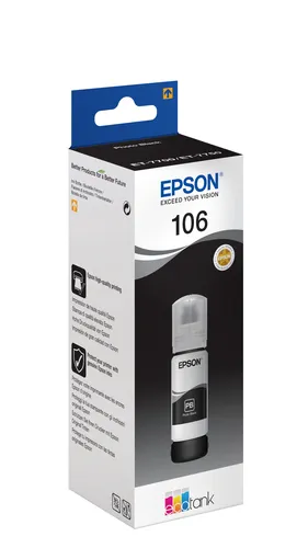 Illustration of product : EPSON 106 EcoTank Photo Black ink bottle (2)