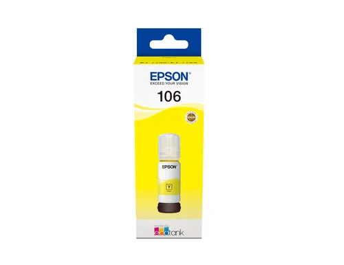 Illustration of product : EPSON 106 EcoTank Yellow ink bottle (1)