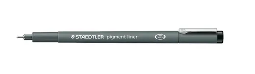 Illustration of product : STAEDTLER Stylo-feutre Noir pointe calibrée PIGMENT LINER largeur de trait 0,3 mm (1)