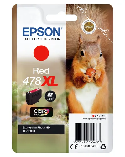 Illustration of product : Epson C13T04F54010 478 XL Red Photo (2)